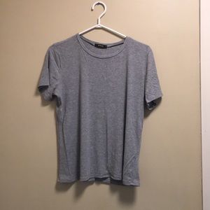 Ribbed grey t-shirt